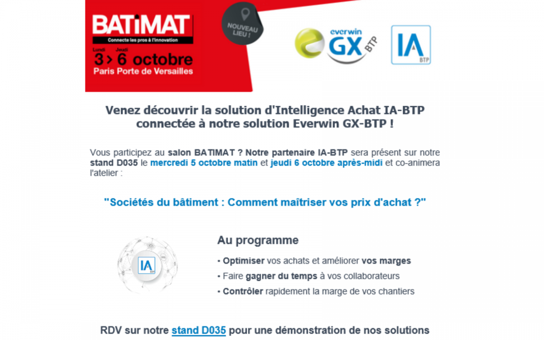 Salon BATIMAT 2022
